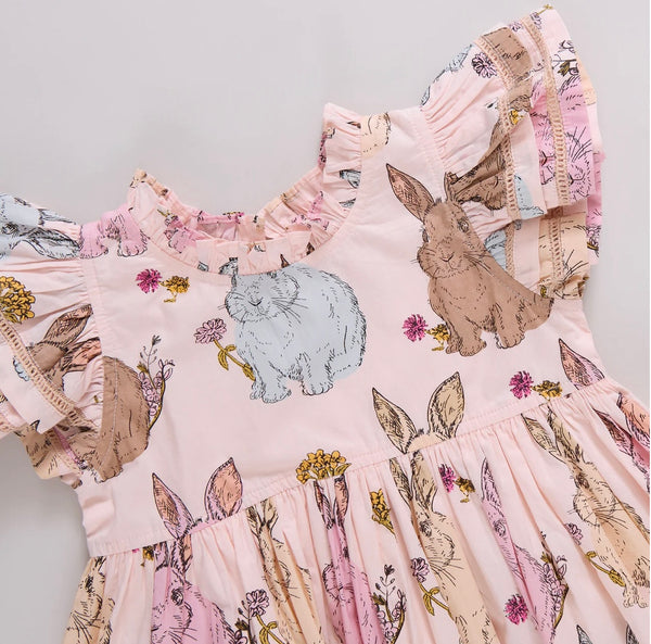 Jennifer Double Ruffle Dress | Vintage Bunnies