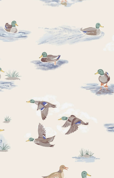 Migrating Mallards - 2 Way Zipper Romper