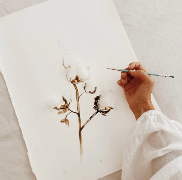 Cotton Art Print