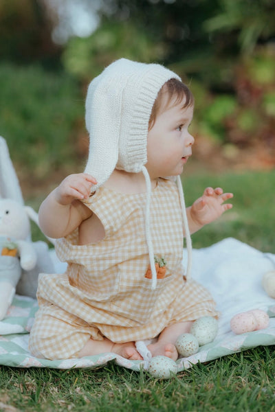 Pocket Jumpsuit - Yellow Gingham