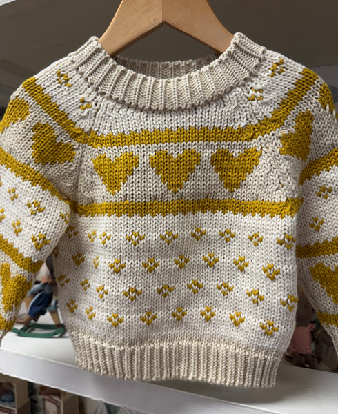 Love Sweater Mustard