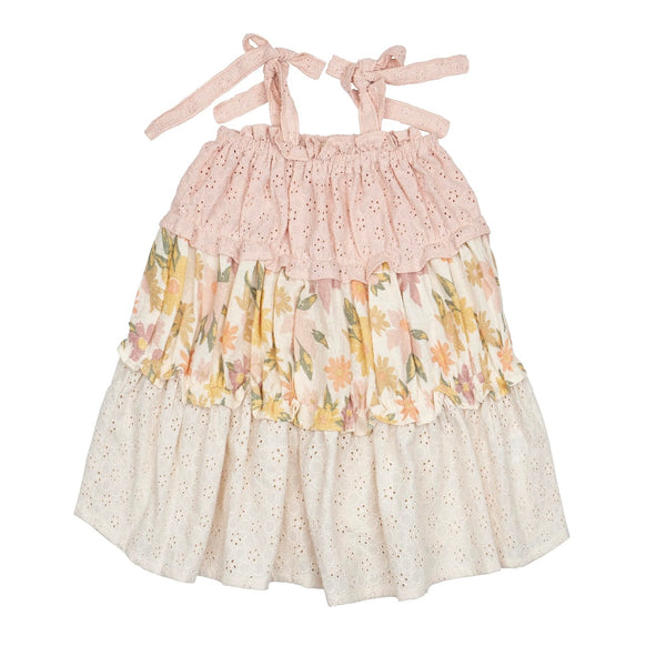Amber Dress - Mauve Meadow