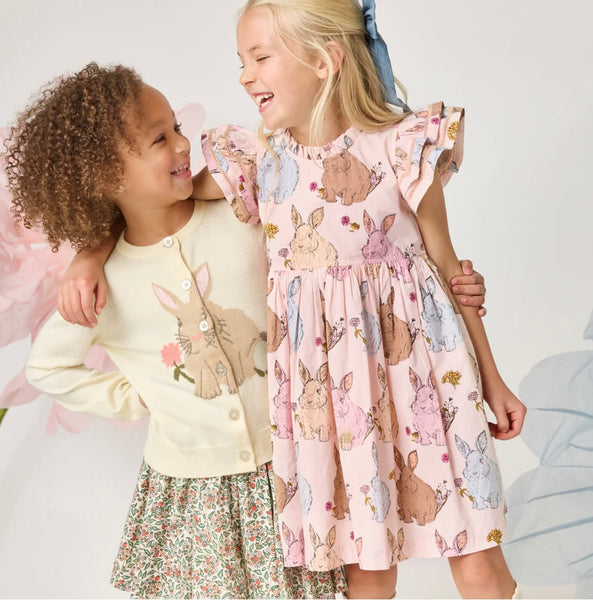 Jennifer Double Ruffle Dress | Vintage Bunnies
