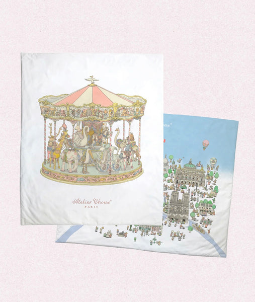 Reversible Quilt – Paris / Carousel