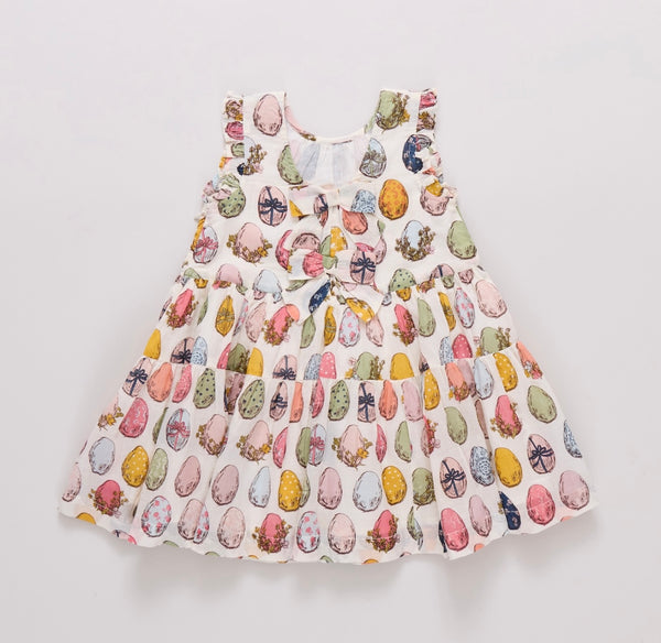 Eloise Ruffle Dress | Multi Eggs