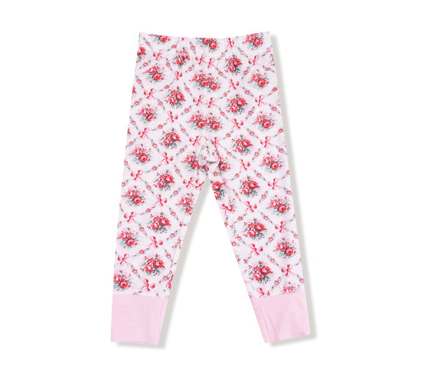 Rose Bow Lattice - L/s Loungewear Set