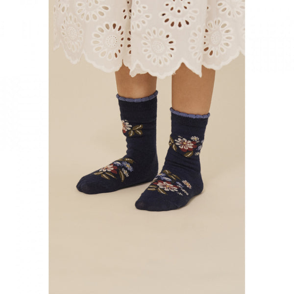 2 Pack Floral Swan Socks
