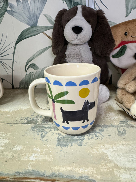 Dog Mug, 4 Asst Ceramic