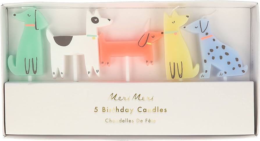 Dog Candles (x 5)