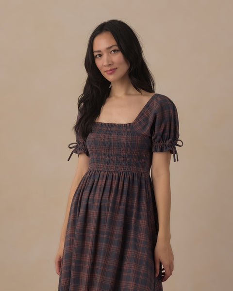 Women's Dallas Dress Midnight Plaid