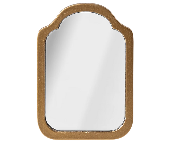 Miniature Gold Mirror