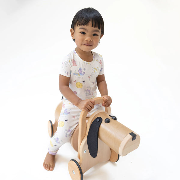 Spa Dogs Short Sleeve Loungewear Set