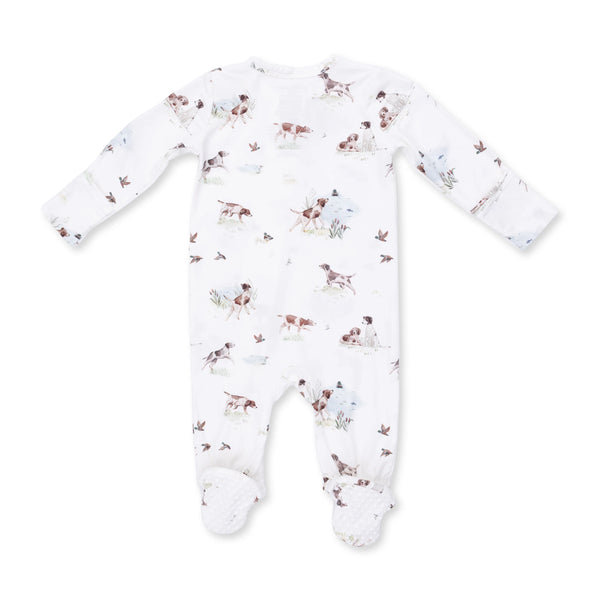 Pointer Pups And Duck Buddies - 2 Way Zipper Footie