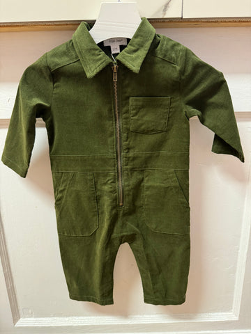 Retro Jumpsuit- Evergreen