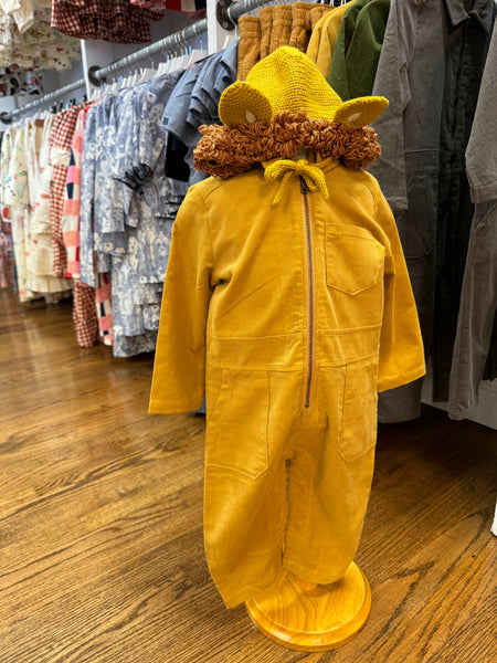 Retro Jumpsuit- Mustard