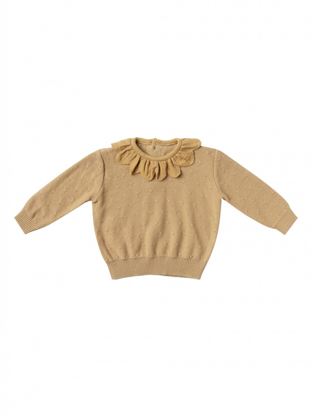 Honey Petal Knit Sweater and Bloomer/ Bonnet Set