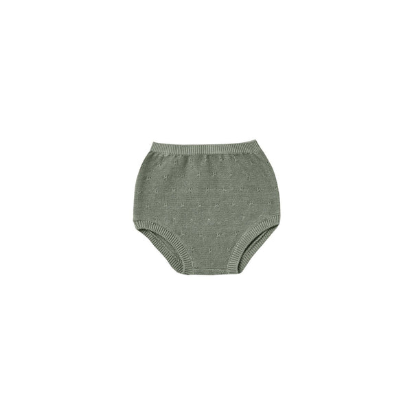 Sage Petal Knit Sweater and Bloomer Set