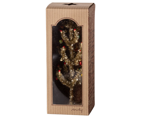 Christmas tree, Gold - Red and green decoration