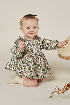 enchanted garden piper blouse and button short set