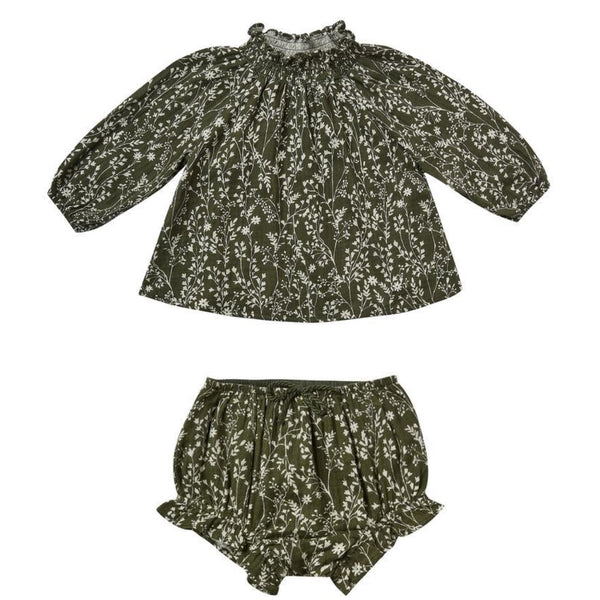 forest vines audrey blouse and bloomer set