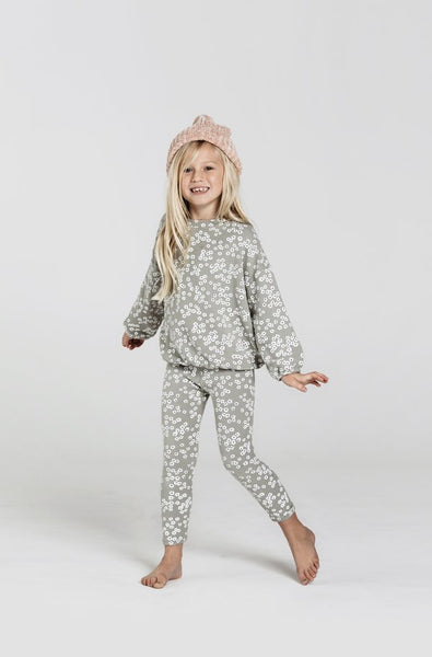 flower field slouchy pullover and legging set