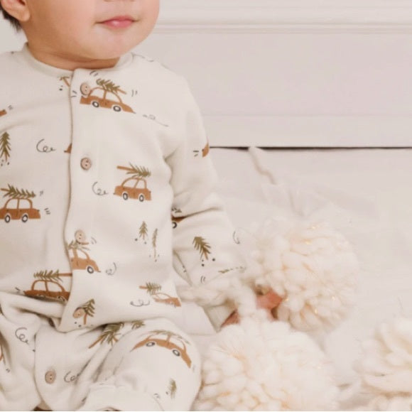 Button Down Jumpsuit Home For The Holidays