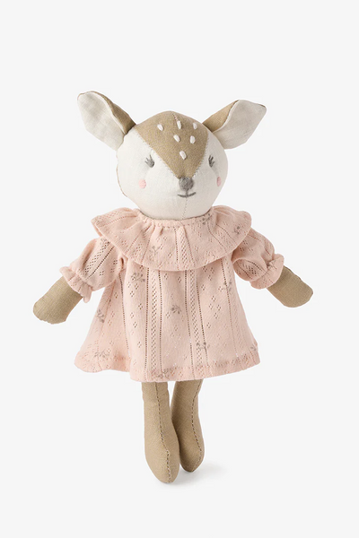 10" DAISY THE FAWN LINEN TOY BOXED