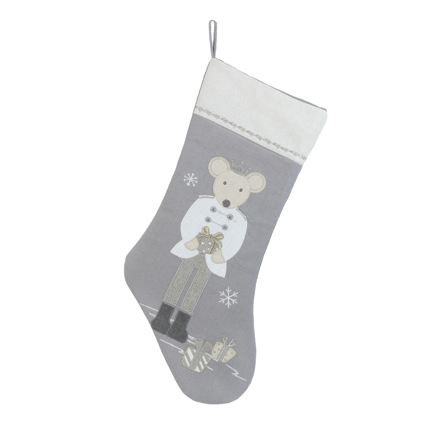 KING MOUSE STOCKING - WHITE