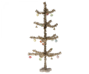 Christmas Tree, Miniature - Gold