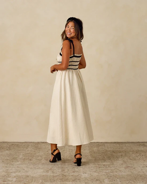 Women's Annabelle Dress | Metallic Ivory