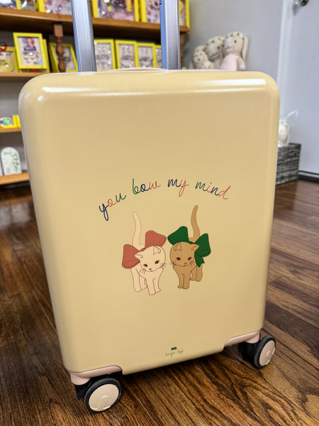 travel suitcase - bow kitty