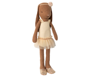Bunny size 2, Chocolate brown - Ballet suit and skirt cream
