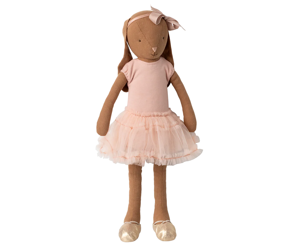 Bunny size 3, Chocolate brown - Ballet suit and skirt rose