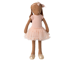 Bunny size 3, Chocolate brown - Ballet suit and skirt rose
