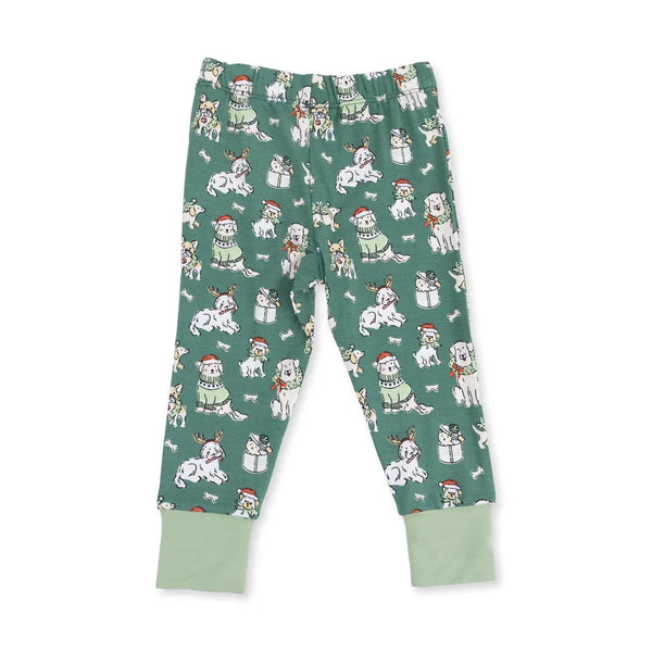 Christmas Dogs Uni - Bamboo Long Sleeve Loungewear Set