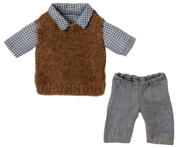 Shirt, Slipover, and Pants, Teddy Dad