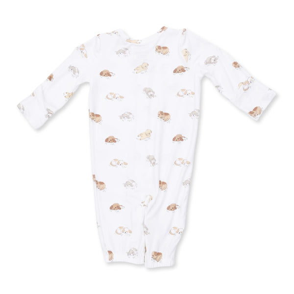 Puppy Snuggle Club Convertible Gown and Beanie Hat
