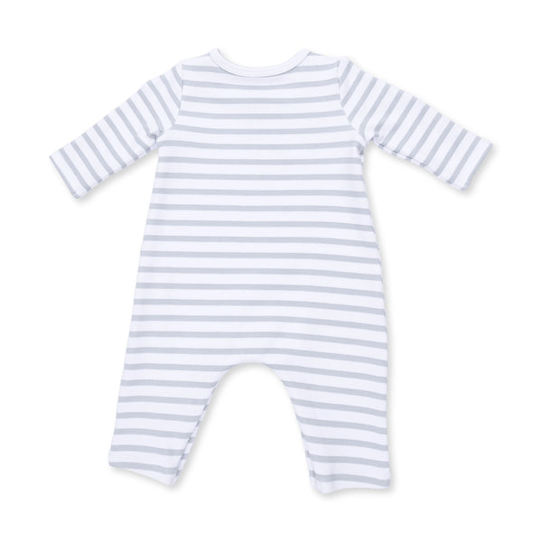 Mama Mallard Long Sleeve Snap Shoulder Romper