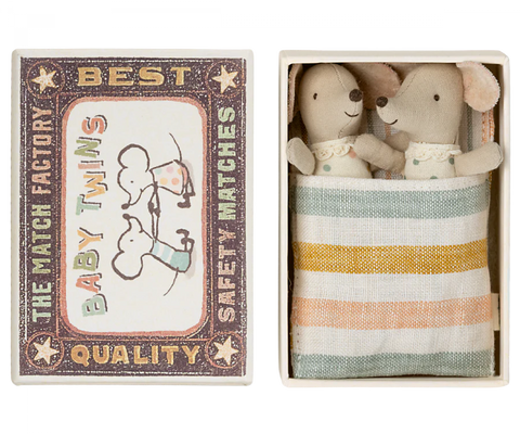 Twins, Baby mice in matchbox