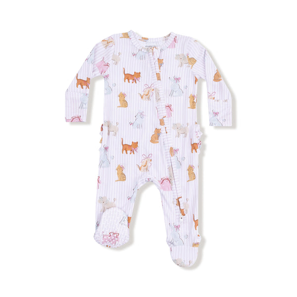 Fancy Pets - 2 Way Zipper Ruffle Back Footie