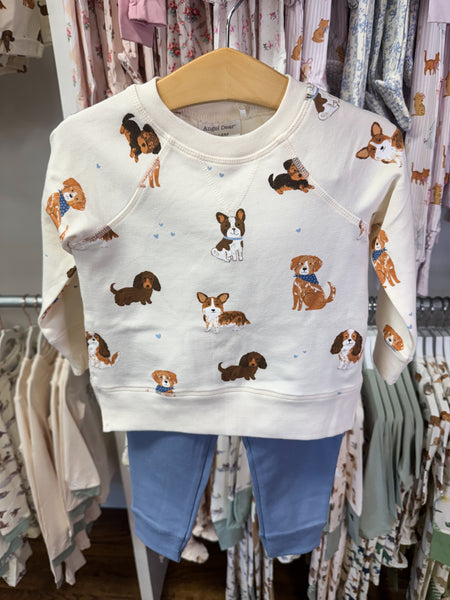 Best Friend Dogs - Uni  Raglan Sweatshirt + Jogger Set