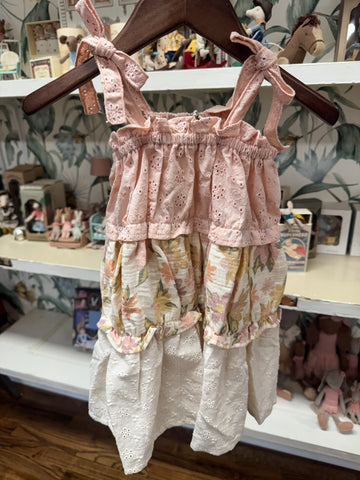 Amber Dress - Mauve Meadow