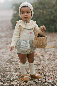 Skirted Romper Rose Bouquet