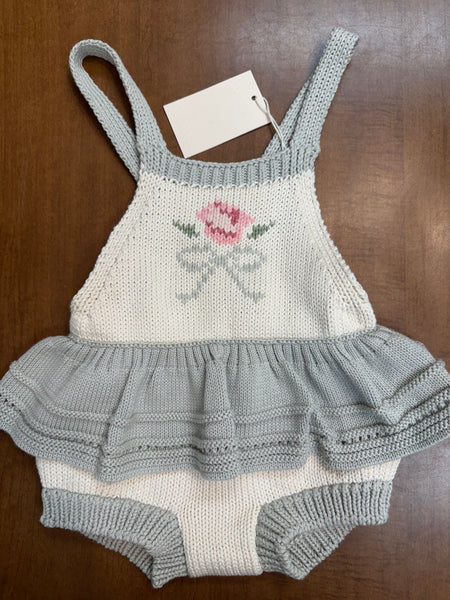Skirted Romper Rose Bouquet