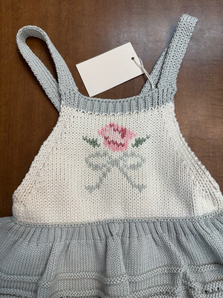 Skirted Romper Rose Bouquet