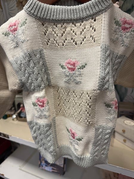 Patchwork Sweater Rose Bouquet