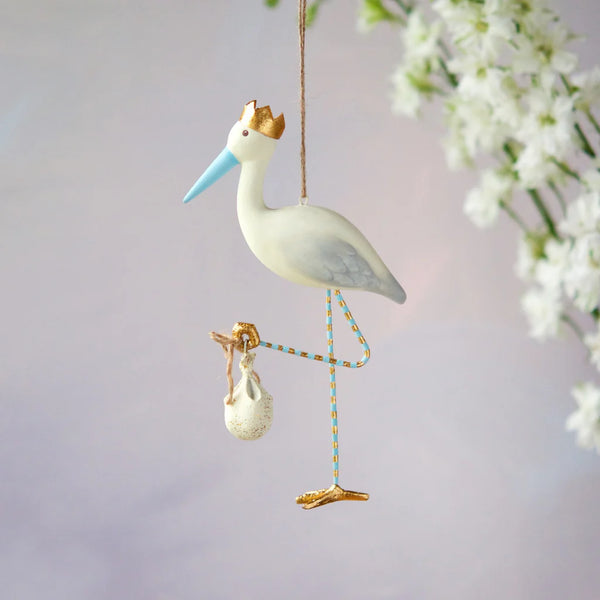 ROYAL STORK ORNAMENT