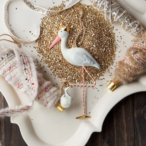ROYAL STORK ORNAMENT