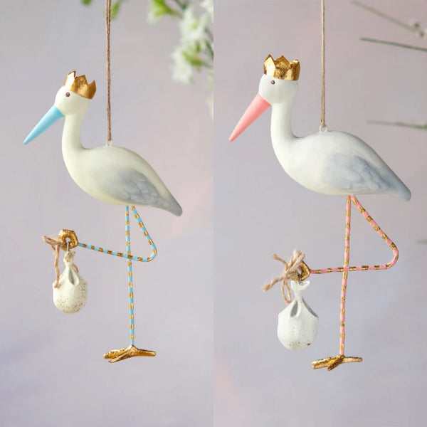 ROYAL STORK ORNAMENT