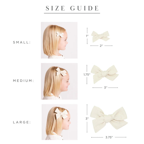 Cotton Bow Ivory Stripe